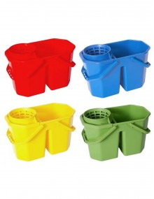 Dual Mop Bucket 14lt – Choice of colours Hygiene